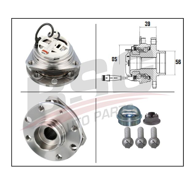 PORYA ON RULMANLI ABSLİ ASTRA H 4 BİJON