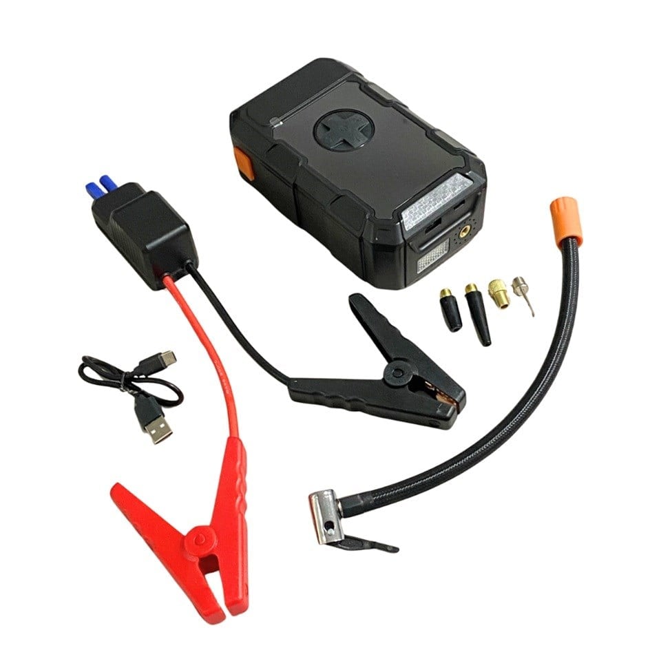 KOMPRESOR + AKÜ ŞOKLAMA 8000 mAh