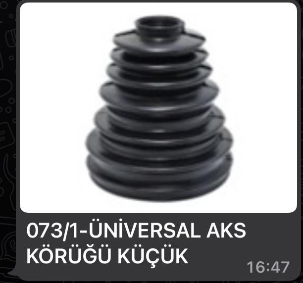 ÜNİVERSAL AKS KÖRÜĞÜ KÜÇÜK (YAĞLI KELEPÇELİ)