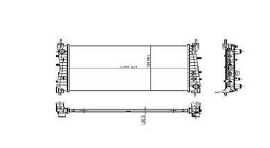 RADYATOR 1 SIRA ( FIAT : LINEA 1.3 JTD )