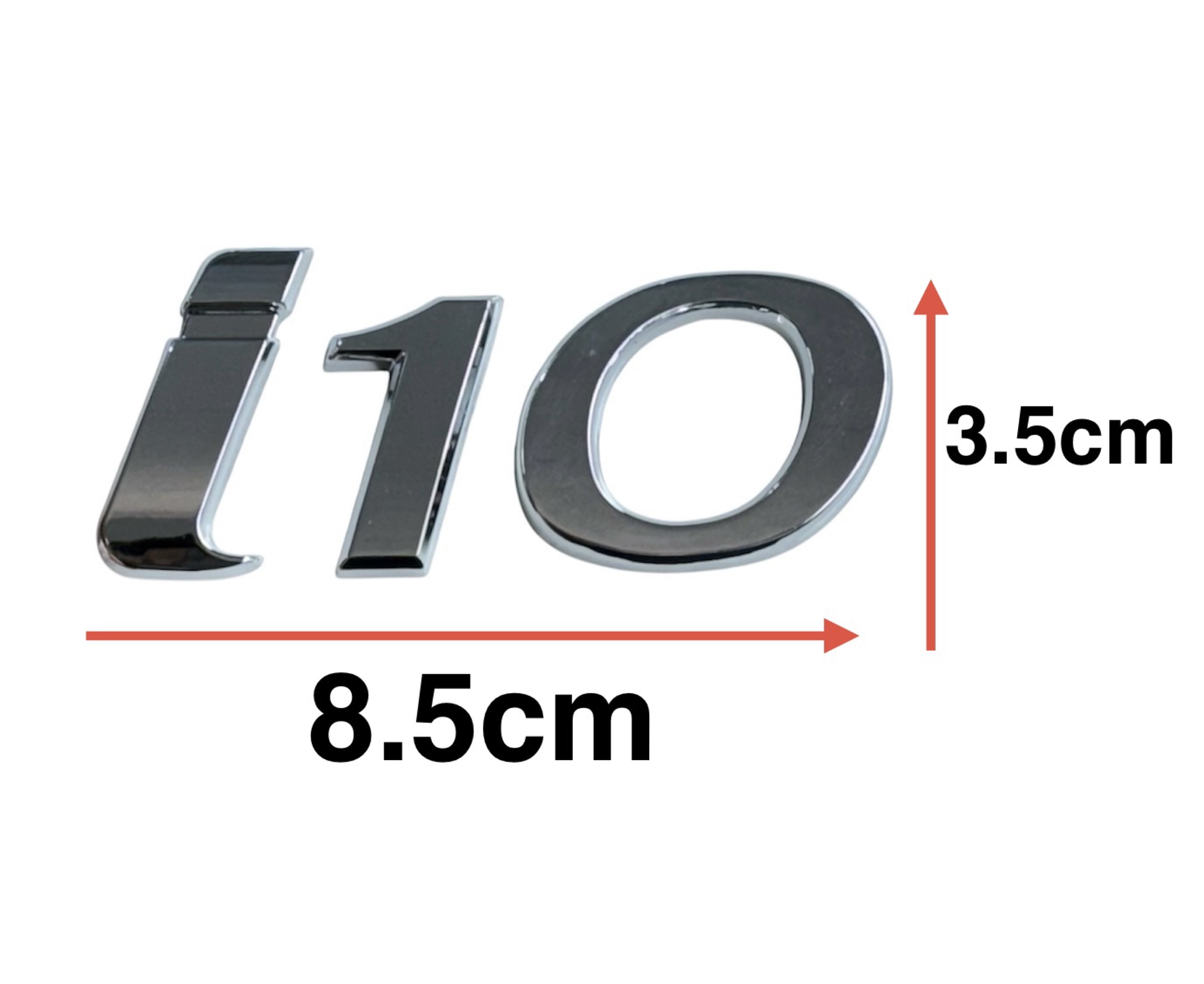 HYUNDAI BAGAJ KROM İ10 07-16 ARKA(İ10 YAZISI) KENYUMI